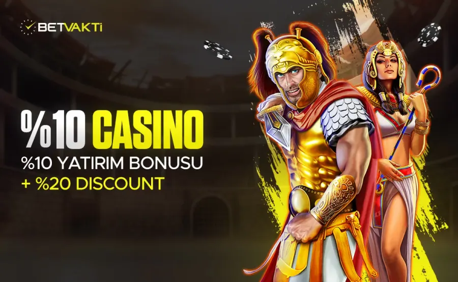 Betvakti Yüzde 10 Casino Yatırım Bonusu + Yüzde 20 Çevrimsiz Discount