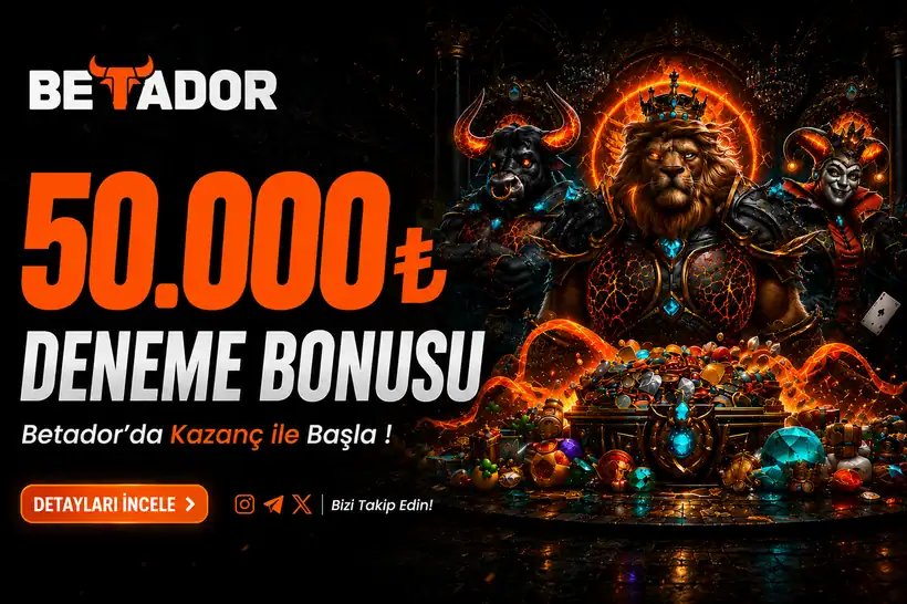 Betador 50.000 TL Deneme Bonusu