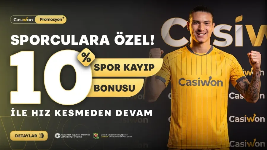 Casiwon Yüzde 10 Spor Kayıp Bonusu